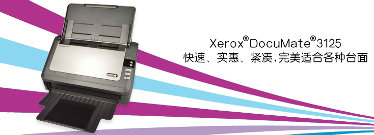 Xerox? DocuMate? 3125彩色掃描儀