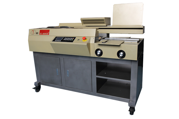 DC-8600CB+全自動土豪金膠裝機